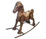 Pictures of Antique Metal Rocking Horse