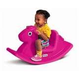 Pictures of Little Tikes Magenta Rocking Horse