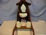 Playful Plush Rocking Horse