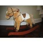Images of Playful Plush Rocking Horse