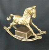 Images of Brass Rocking Horse