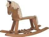 Pictures of Unfinished Wood Rocking Horse