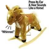 Images of Plush Rocking Horse With Sound