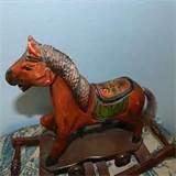 Pictures of Hand Carved Wooden Rocking Horse