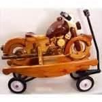 Wooden Motorcycle Rocking Horse