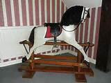 Large Wooden Rocking Horse Images