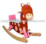 Large Wooden Rocking Horse Images